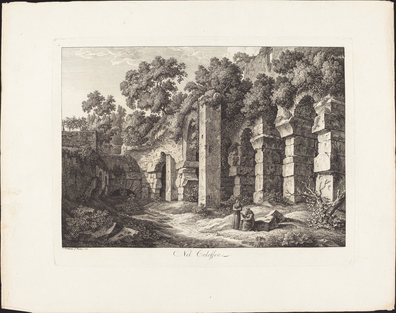 En el Coliseo de Johann Christian Reinhart