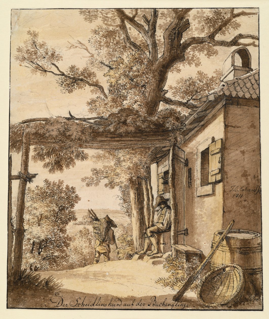 El hogar Scheidlin en la Buchenklinge de Johann Christoph Erhard