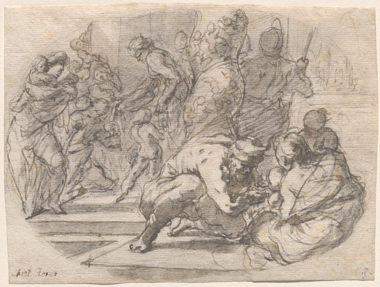 La generosidad de la emperatriz Pulcheria de Johann Christoph Storer