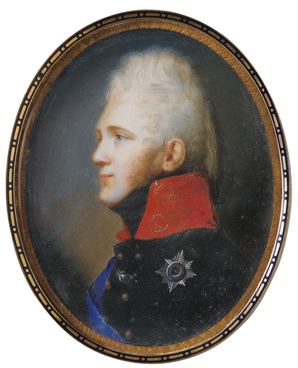 Retrato del Emperador Alejandro I 1777-1825, 1805 de Johann Dominik Bossi