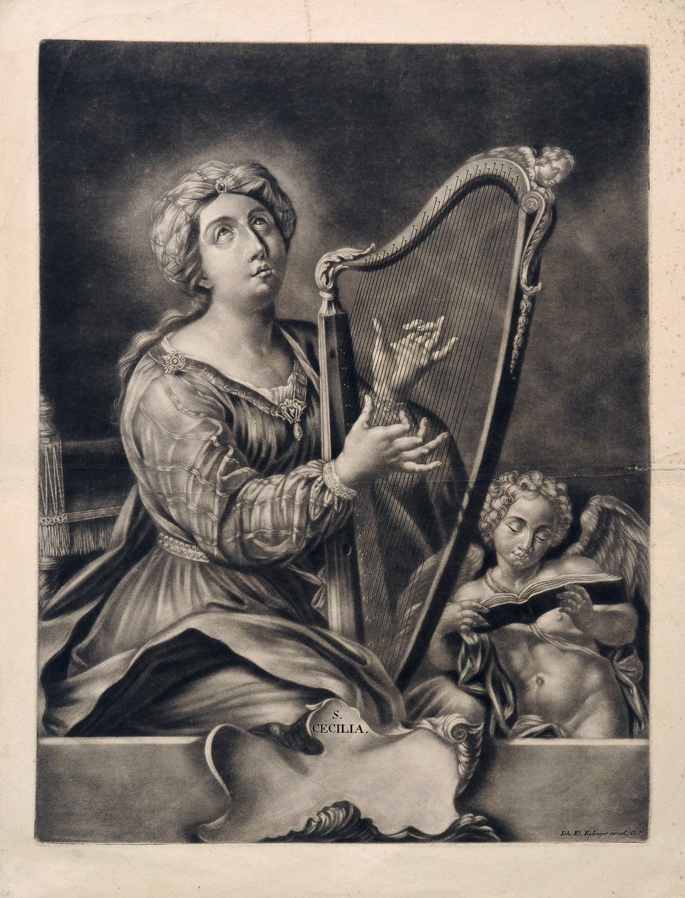 Johann Elias Ridinger S Cecilia de Johann Elias Ridinger