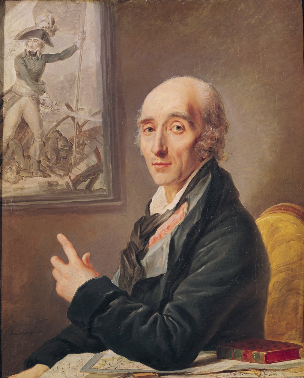 Retrato del Mariscal Pierre François Charles Augereau de Johann Ernst Heinsius
