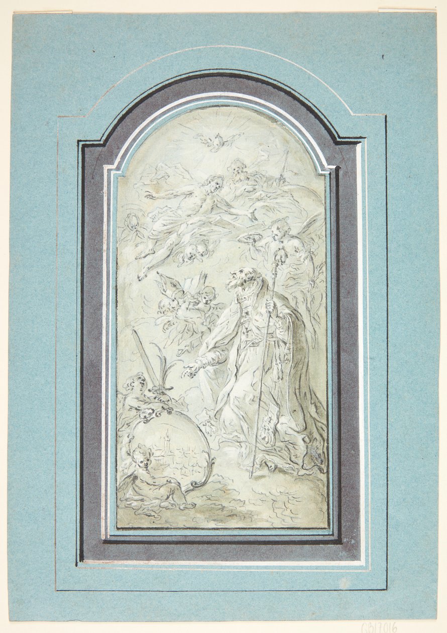 Dinamarca: Un obispo arrodillado, elevado a la santidad de Johann Evangelist Holzer