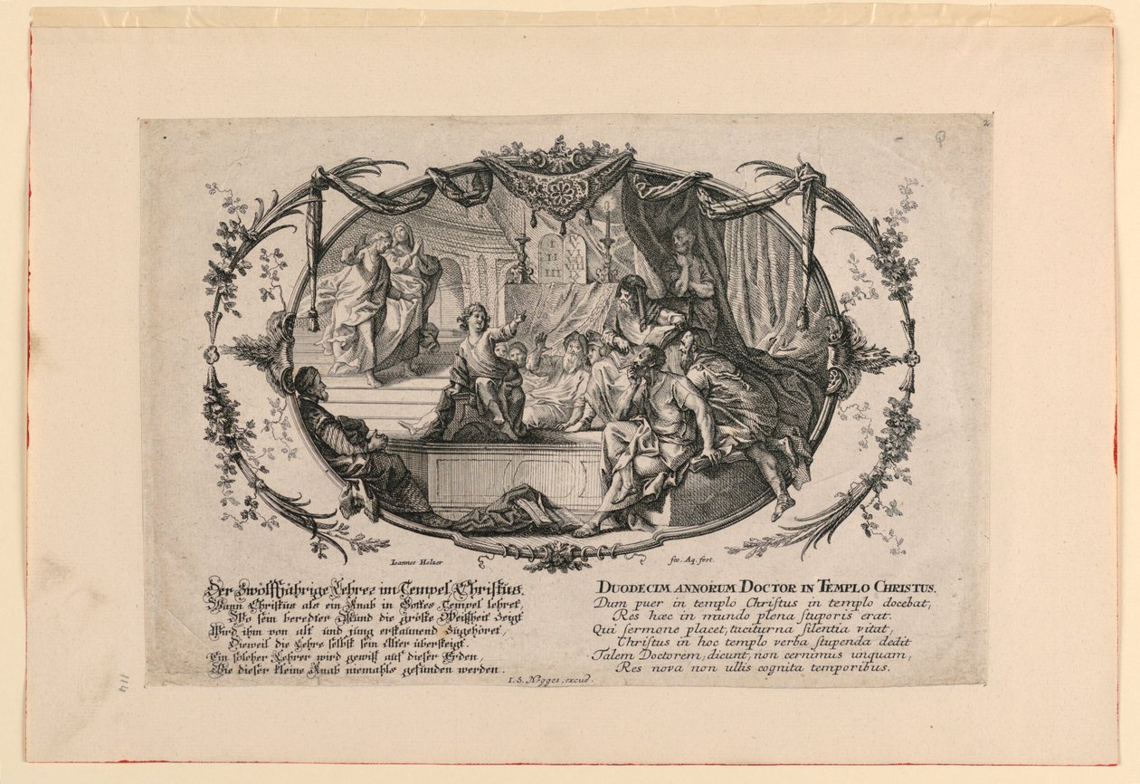 Duodecim Annorum Doctor in Templo Christus de Johann Evangelist Holzer