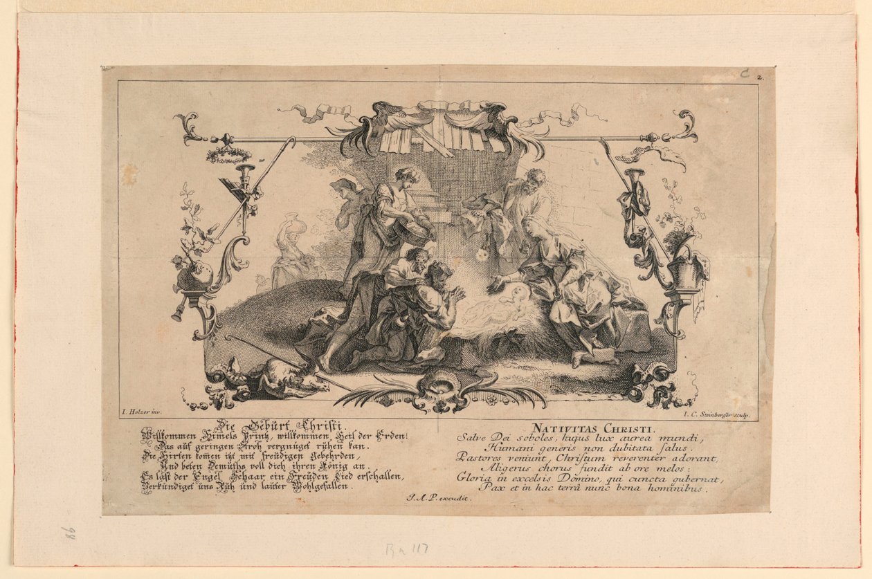 Nativitas Christi de Johann Evangelist Holzer