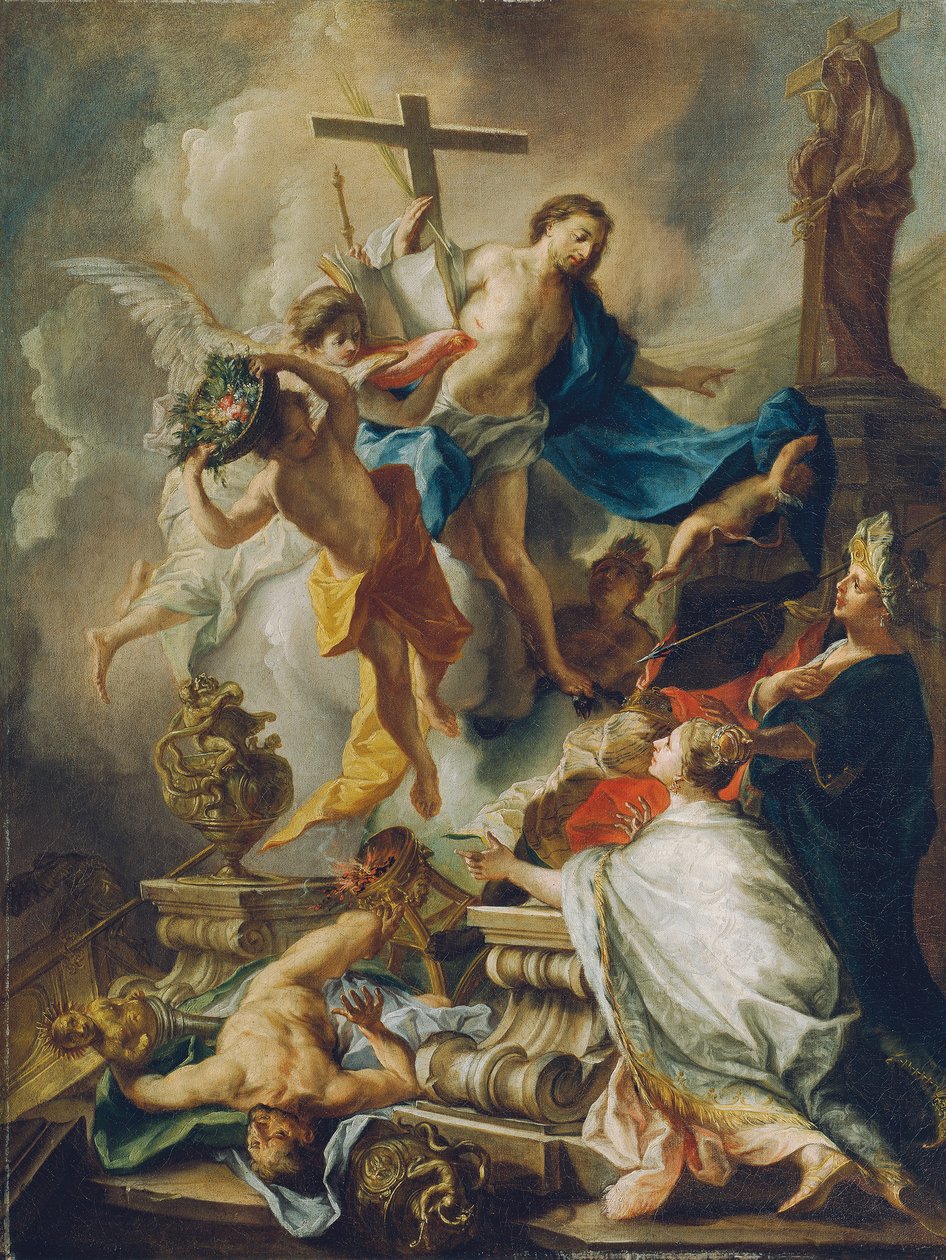 Victoria del cristianismo sobre el paganismo de Johann Evangelist Holzer