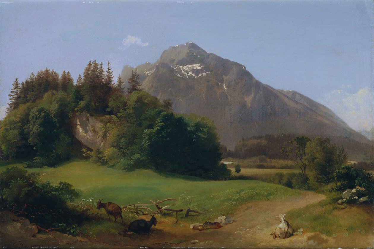 cerca de Salzburgo de Johann Fischbach