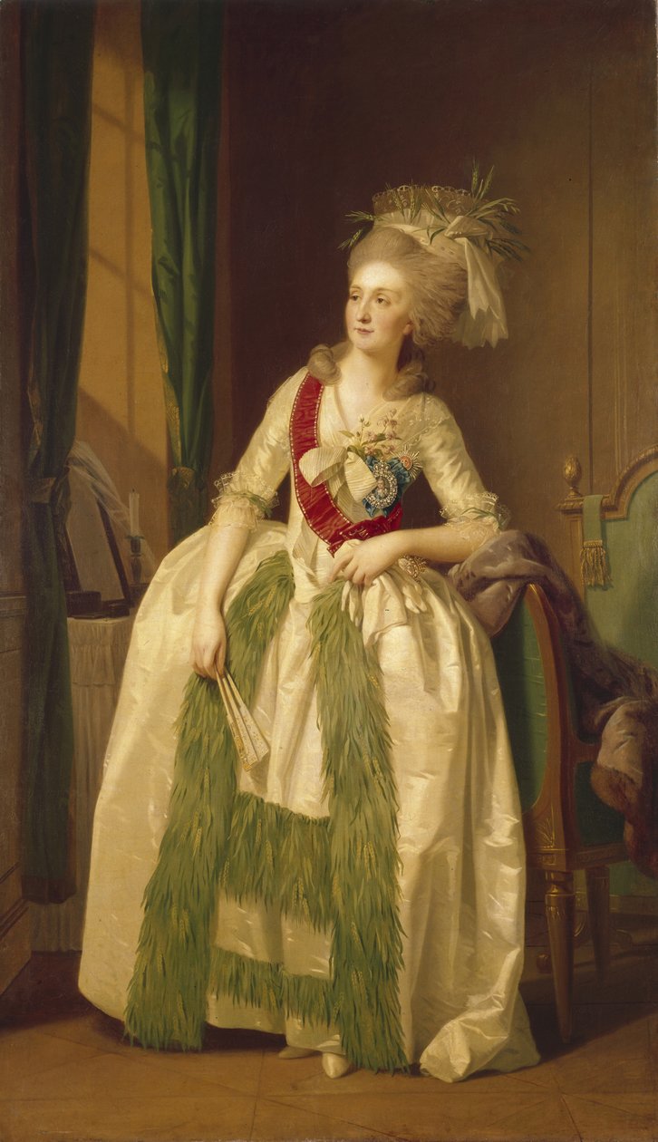 Retrato de la Princesa Natalya Vladimirovna Saltykova, 1780s de Johann Friedrich August Tischbein