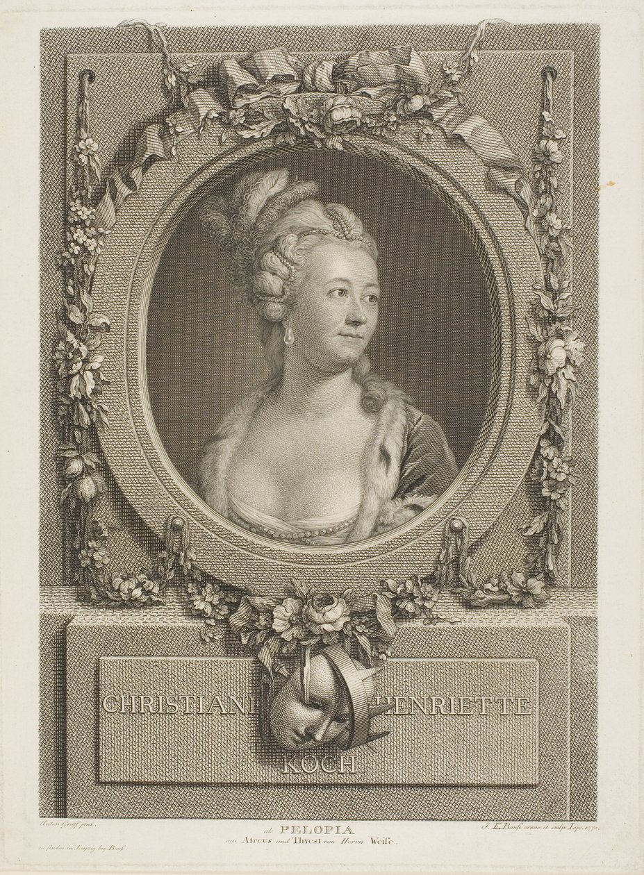Christiane Henriette Koch de Johann Friedrich Bause