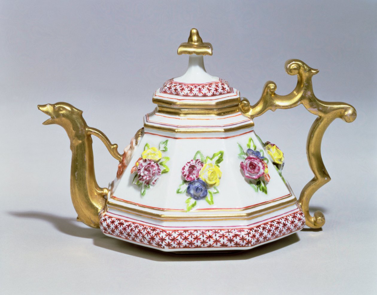 Tetera octogonal de Meissen de Johann Friedrich Bottger