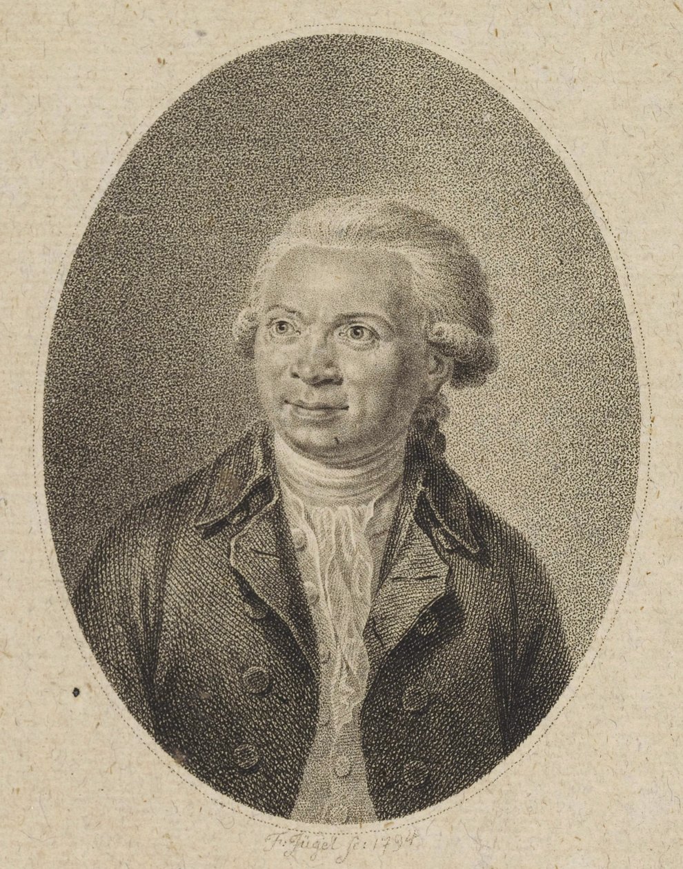 Retrato del compositor Johann Abraham Peter Schulz 1747-1800, 1794 de Johann Friedrich Jügel