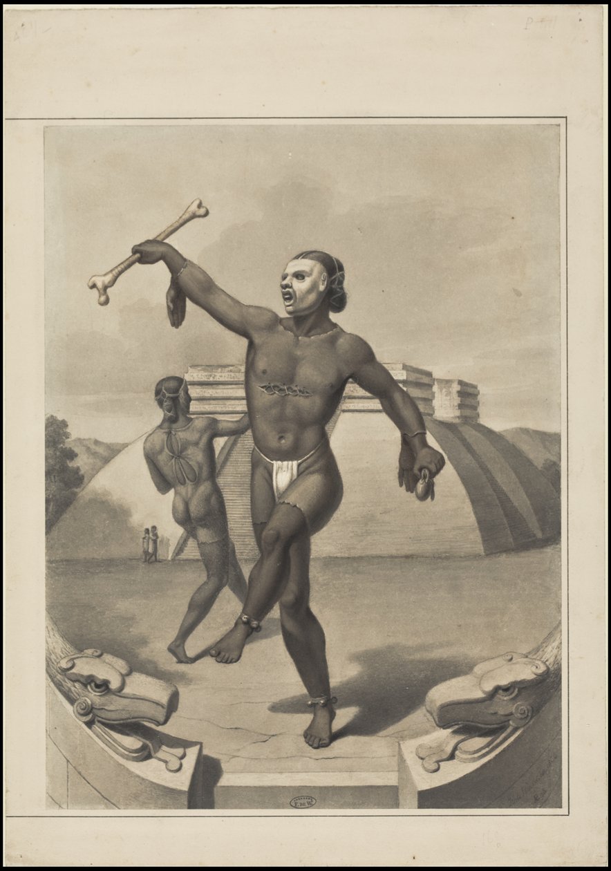 Colección de obras originales de Waldeck sobre Mesoamérica, Box 10 de 22 de Johann Friedrich Maximilian von Waldeck