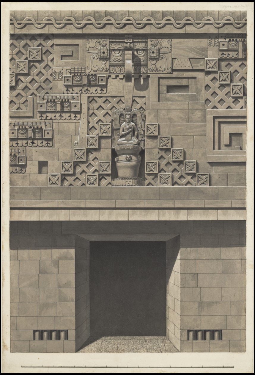 Colección de obras originales de Waldeck sobre Mesoamérica, Box 17 de 22 de Johann Friedrich Maximilian von Waldeck