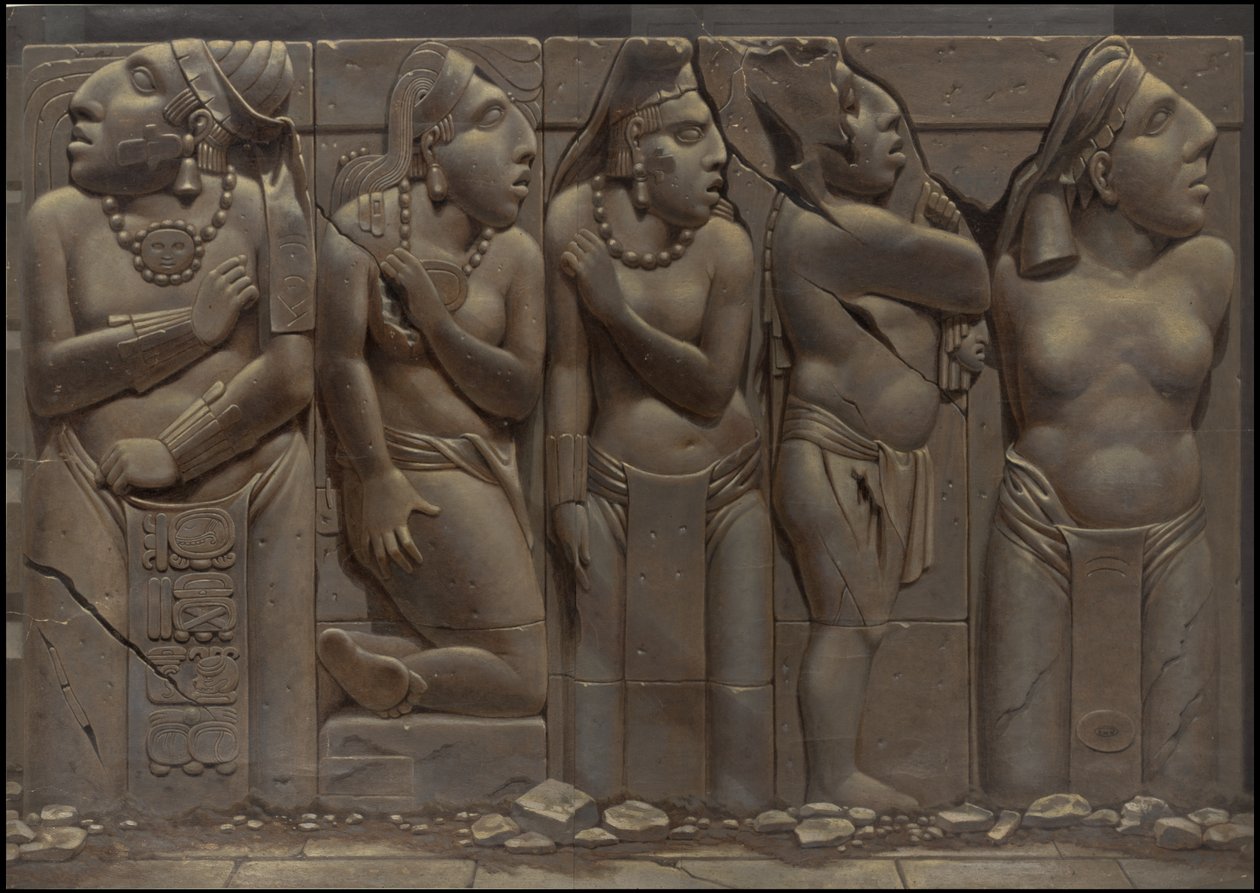 Colección de obras originales de Waldeck sobre Mesoamérica, Box 19 de 22 de Johann Friedrich Maximilian von Waldeck