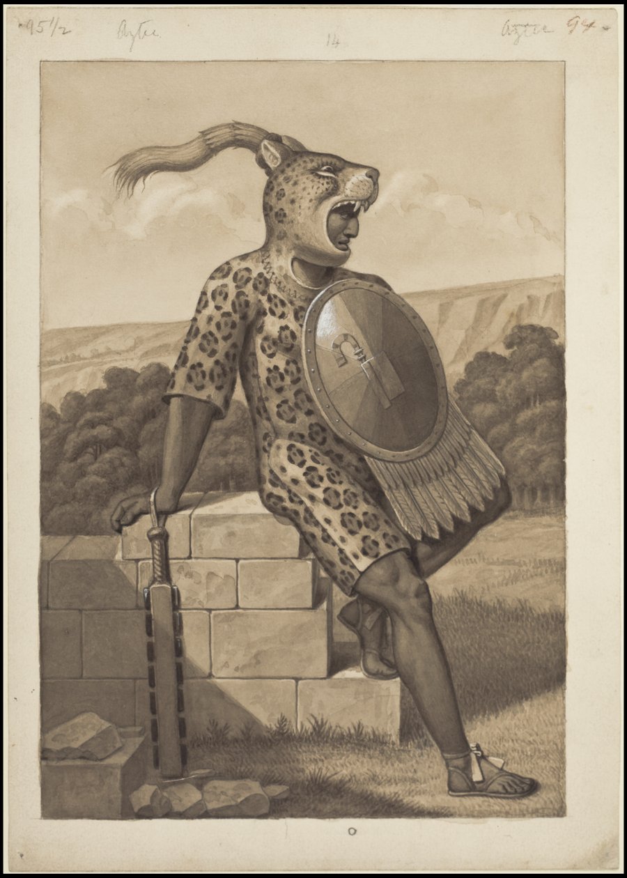 Colección de obras originales de Waldeck sobre Mesoamérica, Caja 3 de 22 de Johann Friedrich Maximilian von Waldeck