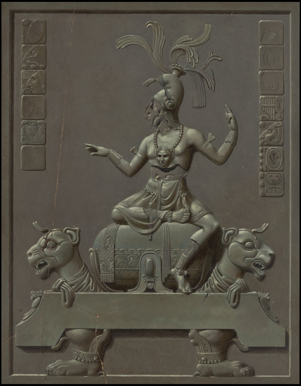 Colección de obras originales de Waldeck sobre Mesoamérica, Box 7 of 22 de Johann Friedrich Maximilian von Waldeck