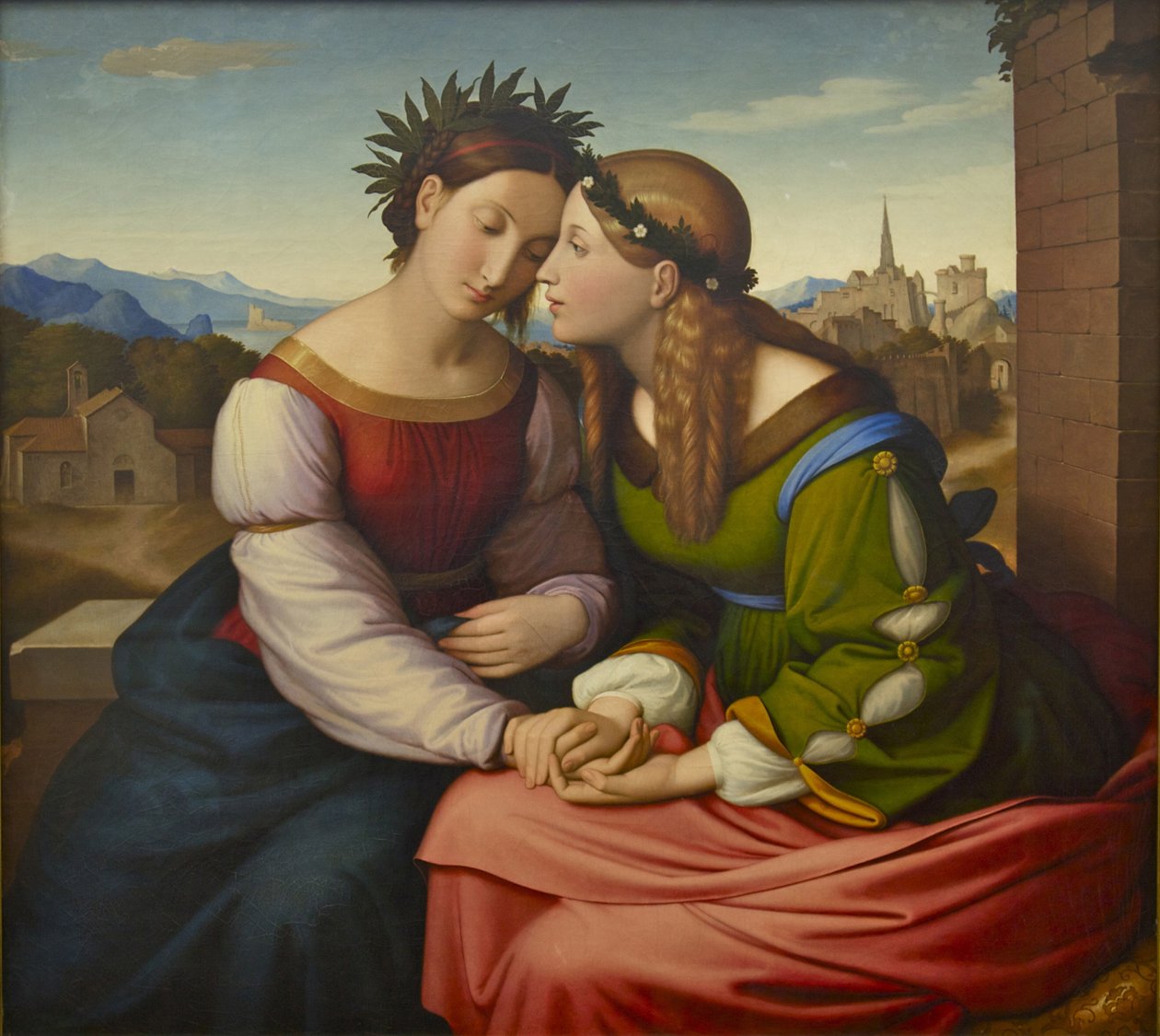 Italia y Germania Sulamith y María, 1828 de Johann Friedrich Overbeck