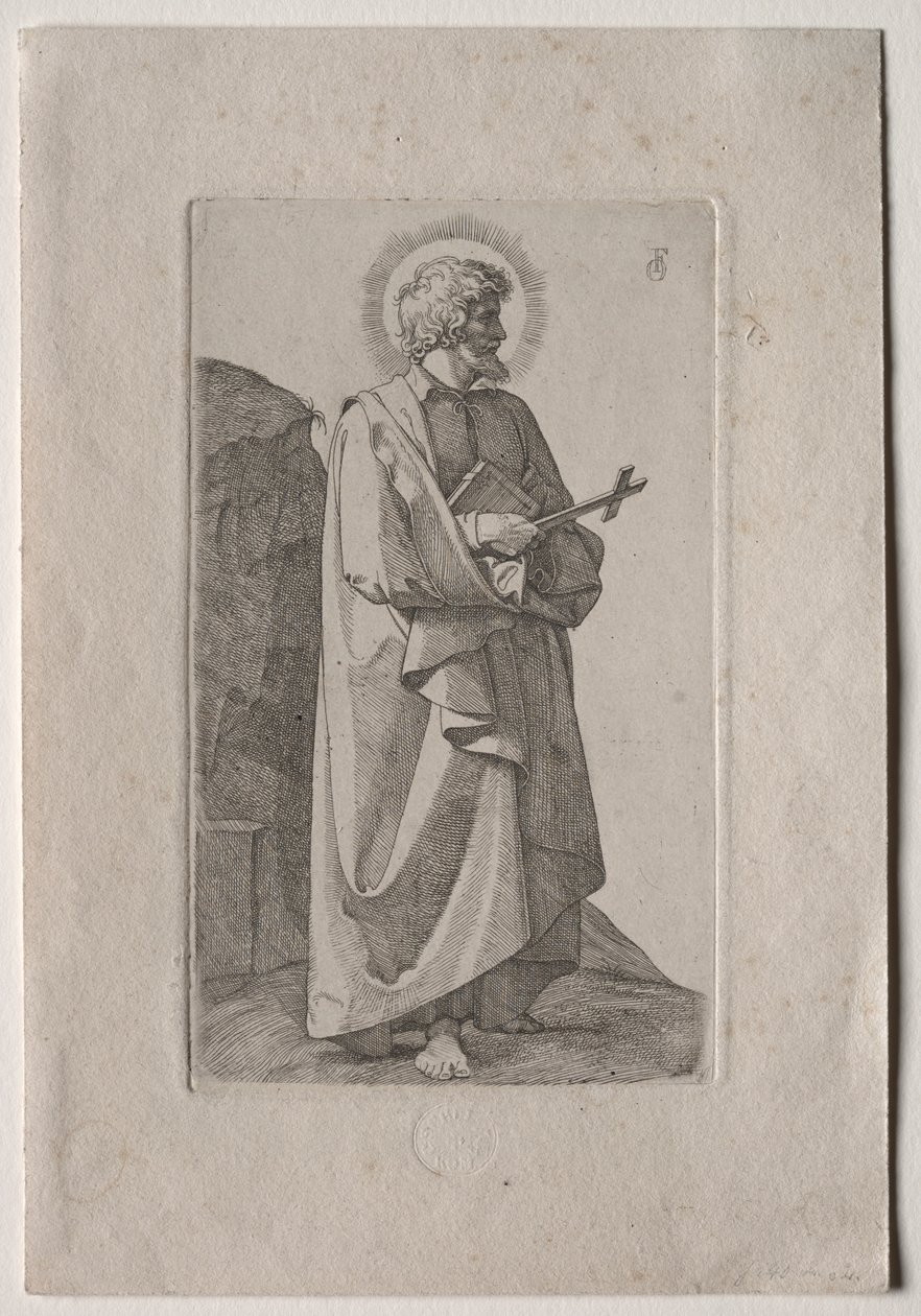 Se sentó. Felipe Neri de Johann Friedrich Overbeck