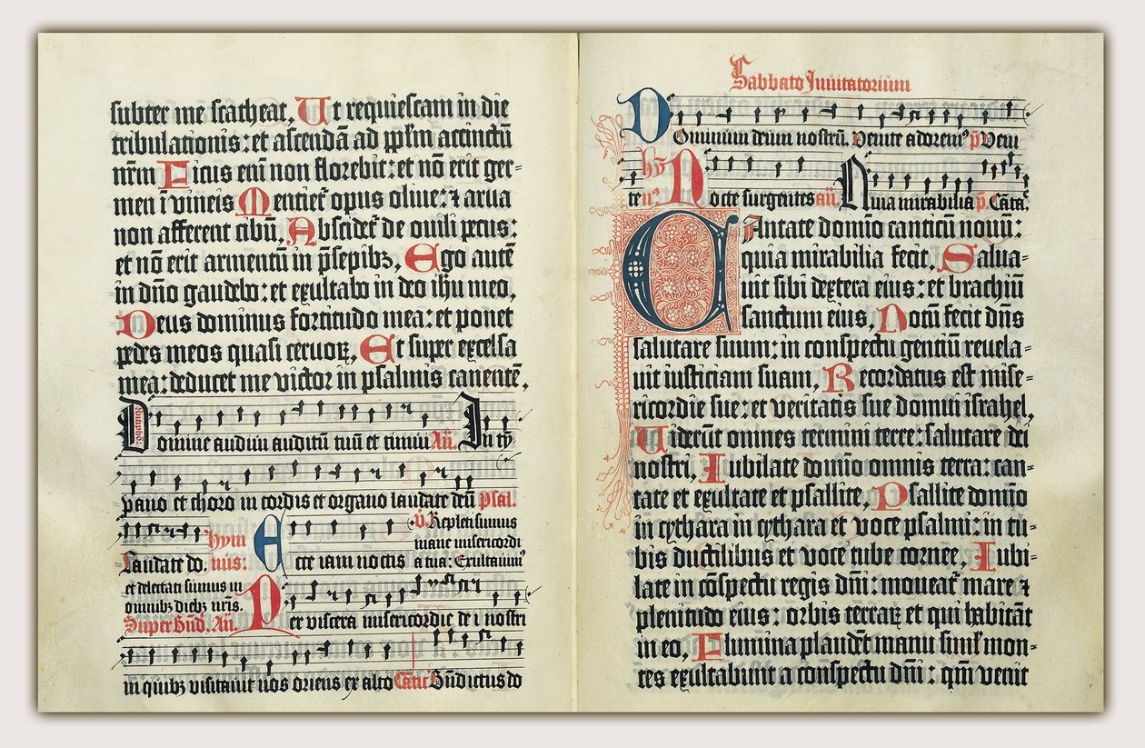 Salterio de Maguncia de Johann Fust and Peter Schoeffer