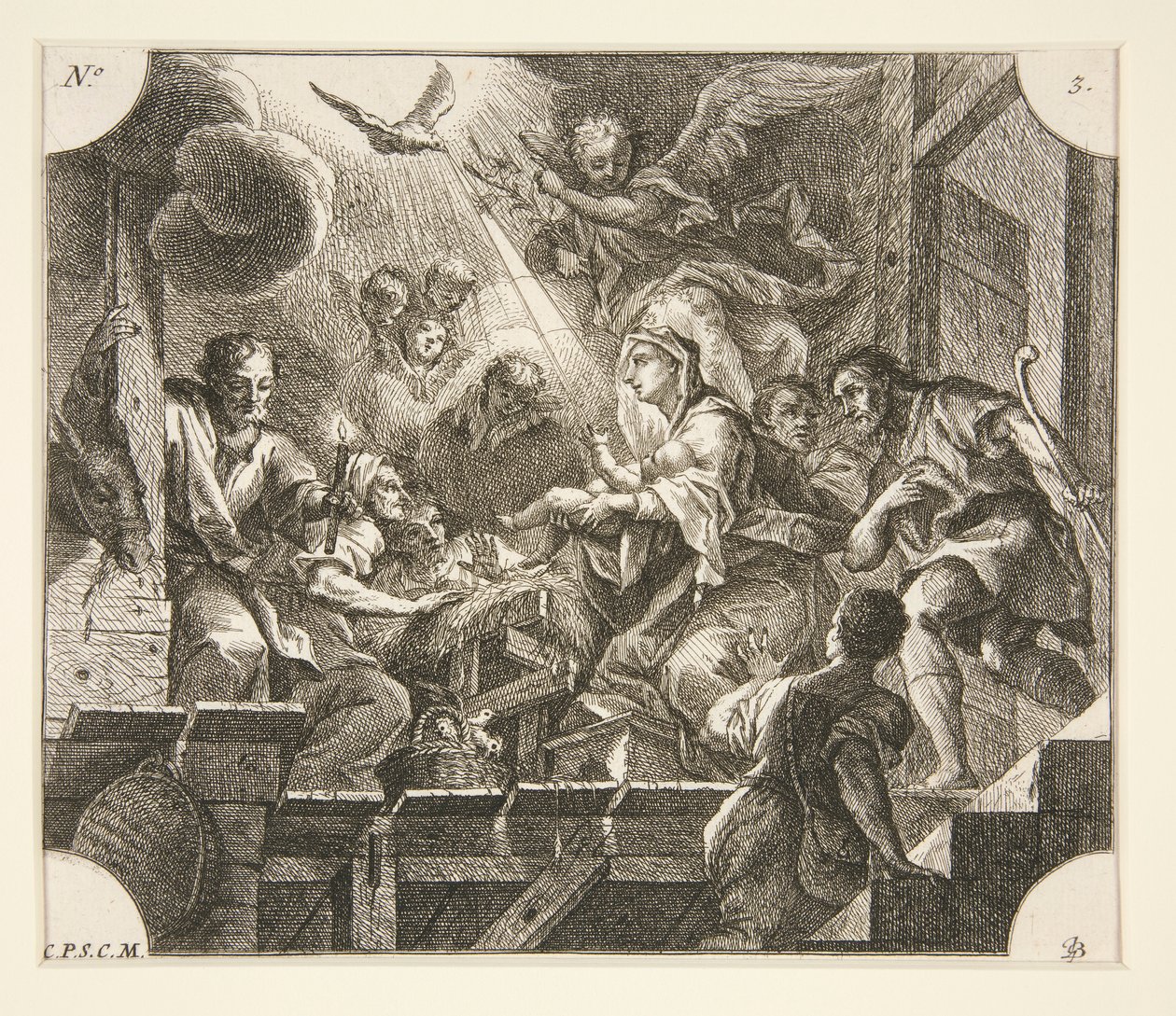 Natividad de Johann Georg Bergmuller