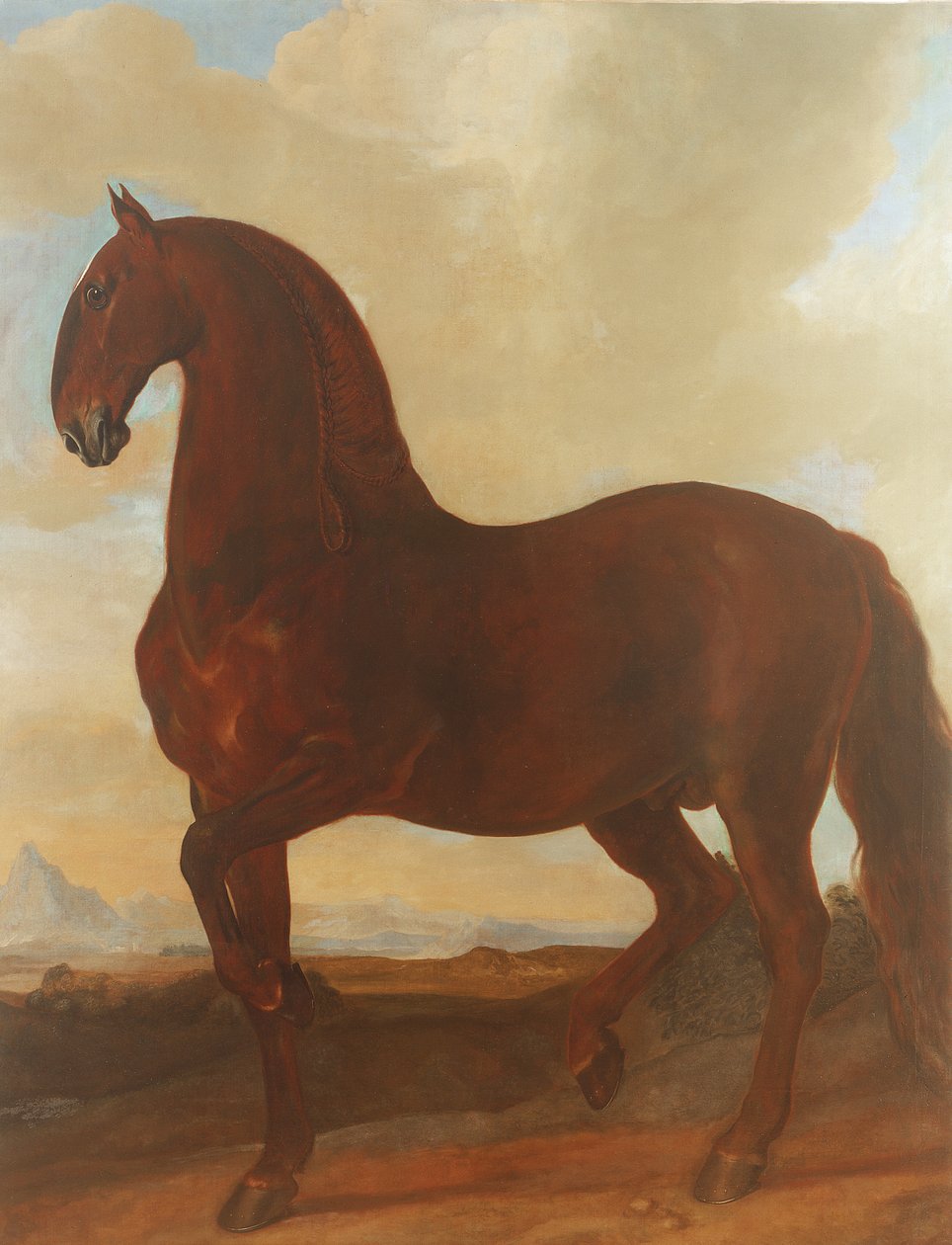 El Semental Bay en el Estudio Eisgruber de Johann Georg Hamilton