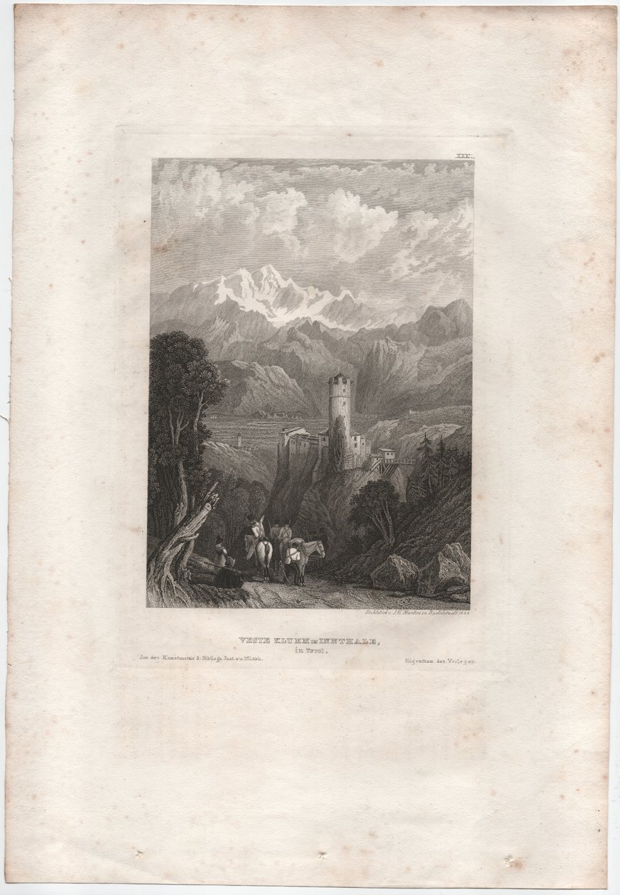 Fortaleza Klumm en el Valle del Inn de Johann Georg Martini