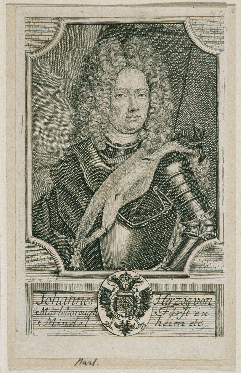 John Churchill Herzog von Marlborough de Johann Georg Mentzel