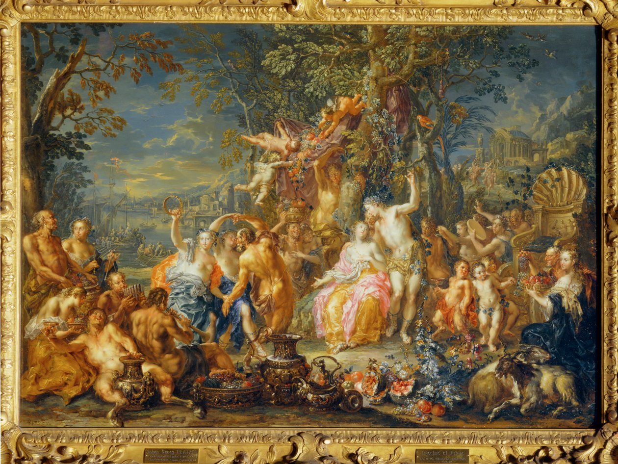 Baco y Ariadna ... de Johann Georg Platzer