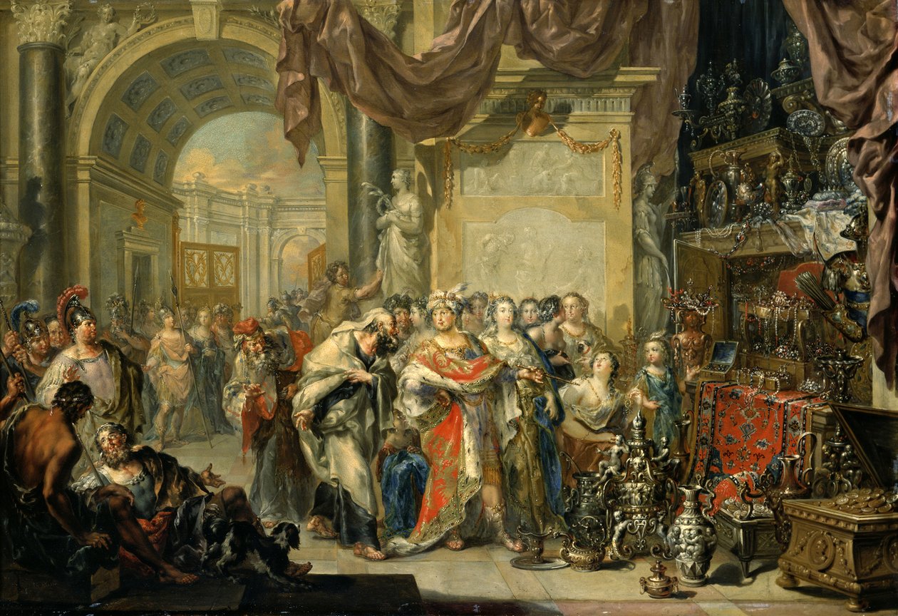 Creso y Solón de Johann Georg Platzer