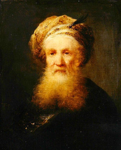Cabeza de un Hombre Oriental, c.1759-62 de Johann Georg Trautmann