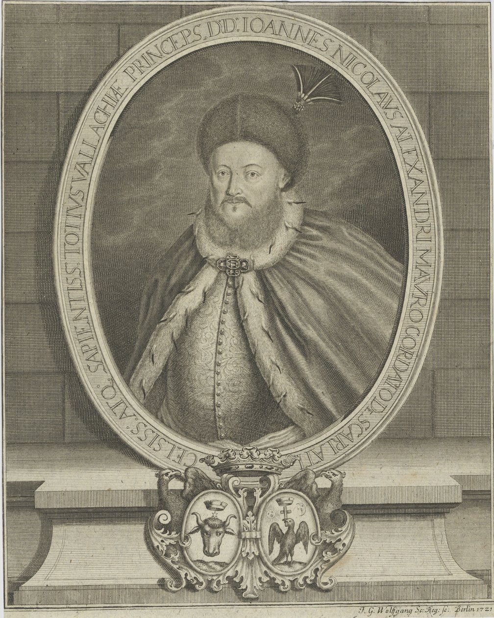Nicolaos Mavrocordatos 1680-1730, 1721 de Johann Georg Wolfgang