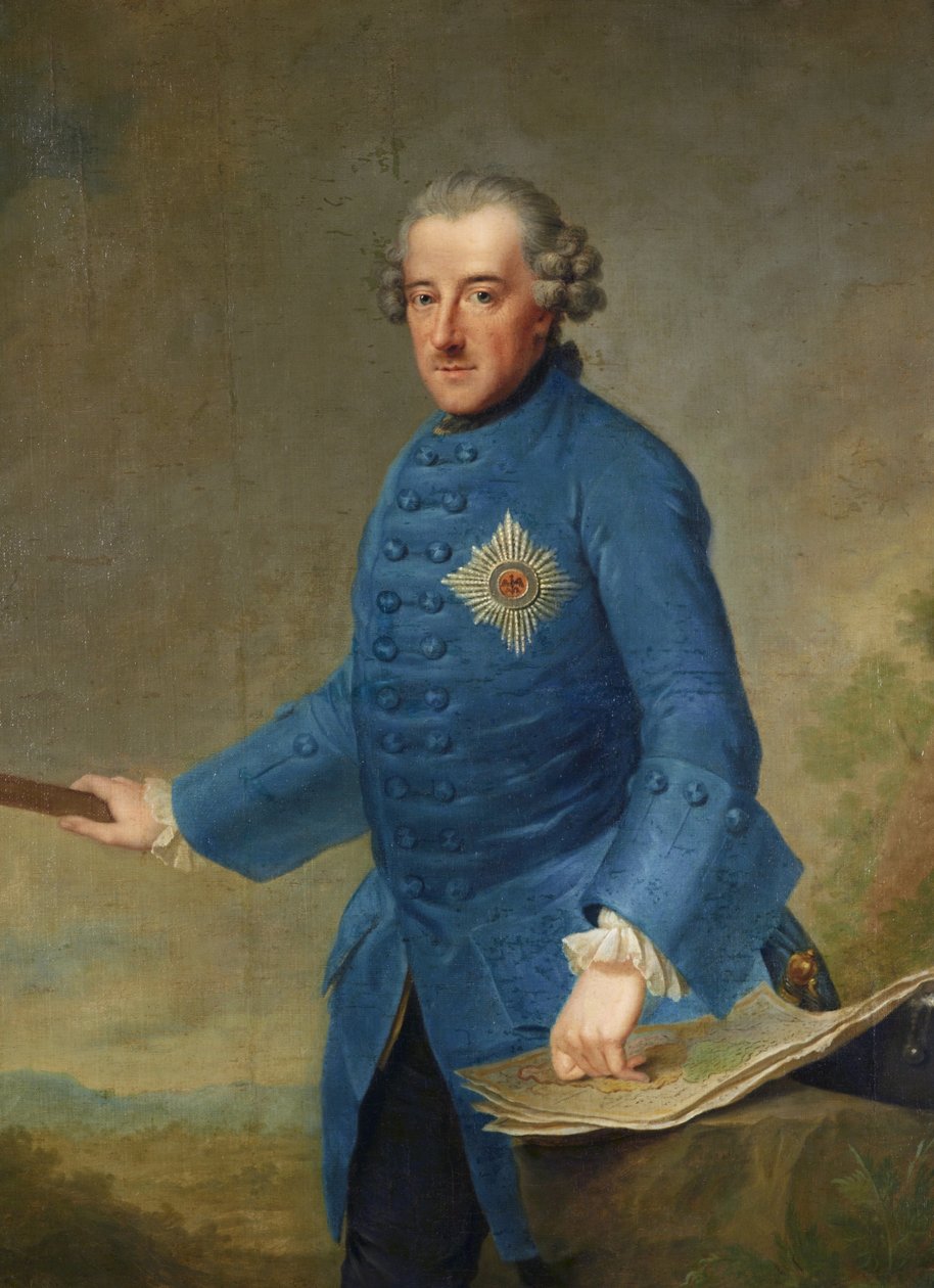 Federico el Grande de Johann Georg Ziesenis