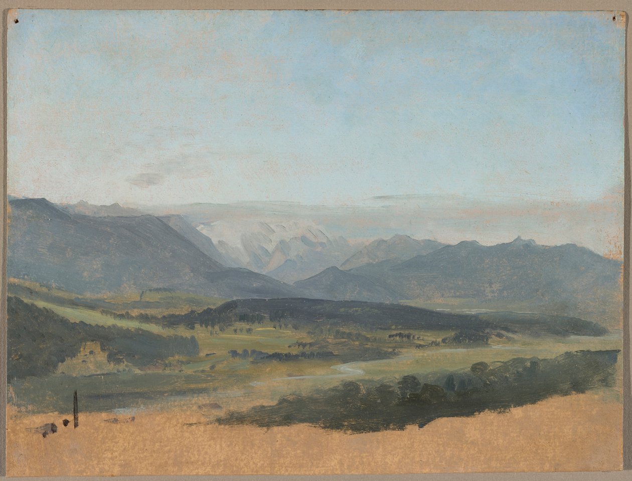 El valle superior del Loisach de Johann Georg von Dillis