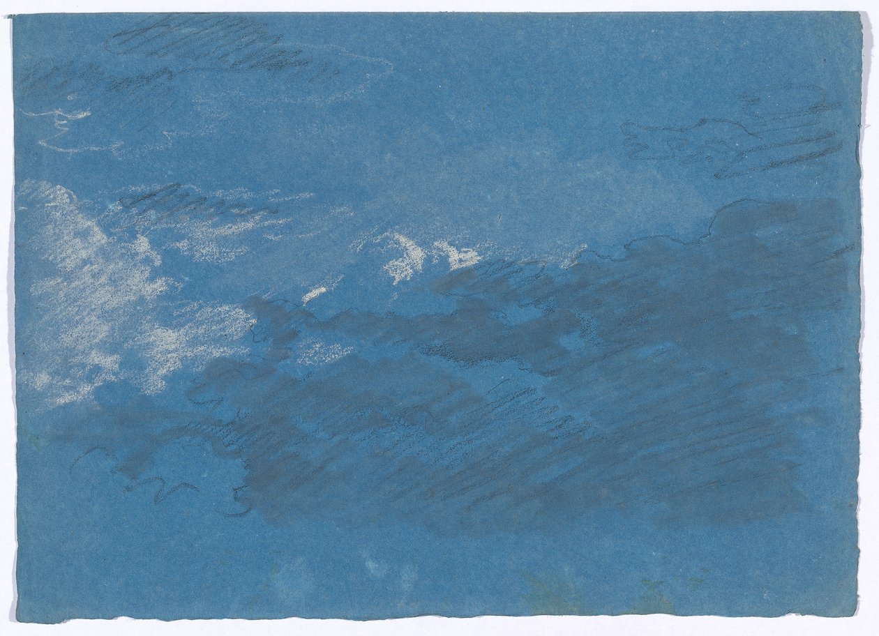 Wolkenstudie de Johann Georg von Dillis