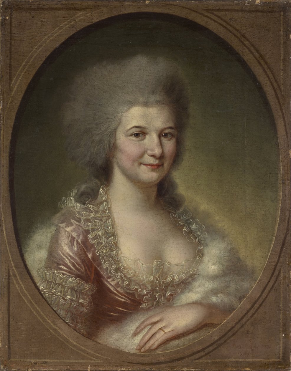 Dama de honor en el tribunal electoral de Johann Georg von Edlinger