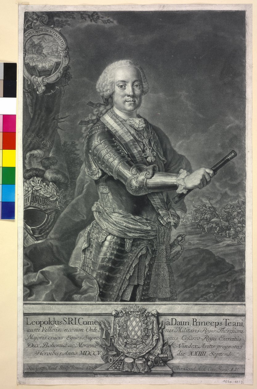 Conde Leopold Daun de Johann Gottfried Haid