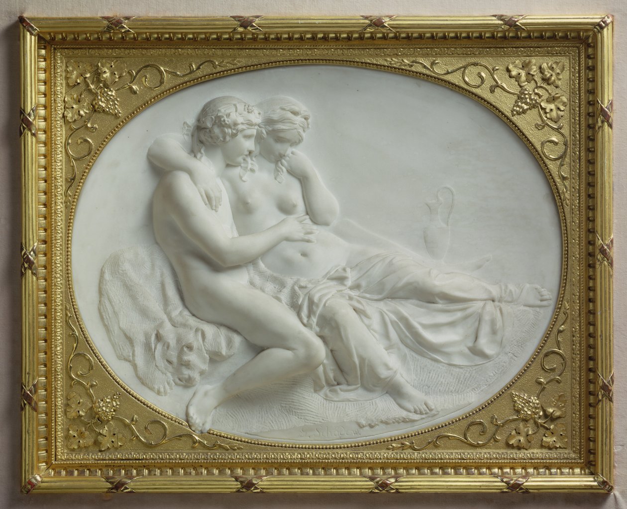 Baco consolando a Ariadna, 1793 de Johann Gottfried Schadow