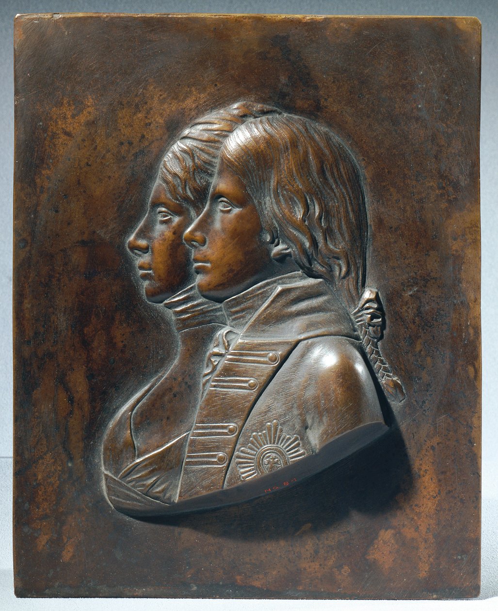 Federico Guillermo III. como príncipe heredero con su esposa Luise von Mecklenburg-Strelitz de Johann Gottfried Schadow