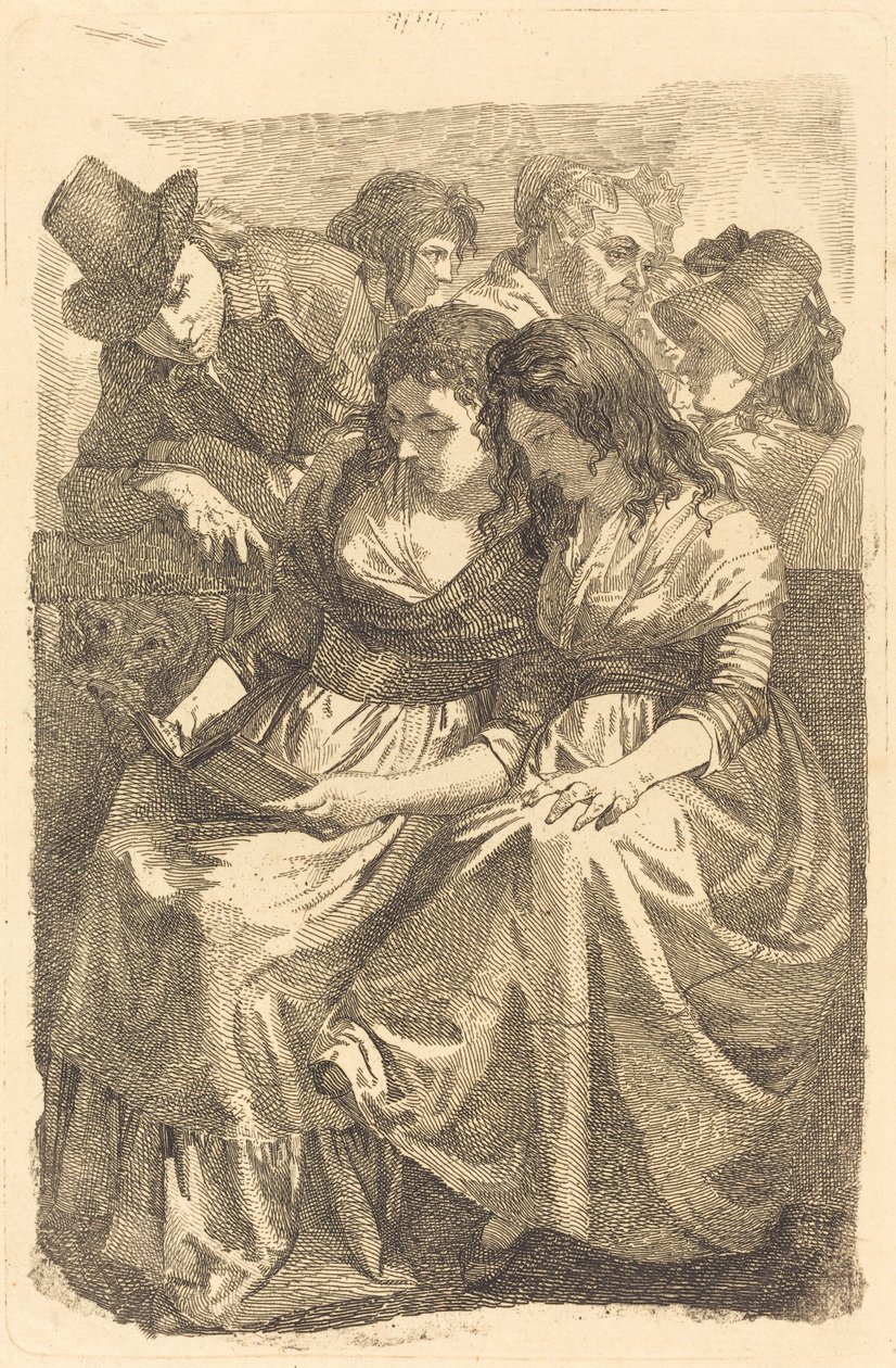 Schadow y su familia de Johann Gottfried Schadow