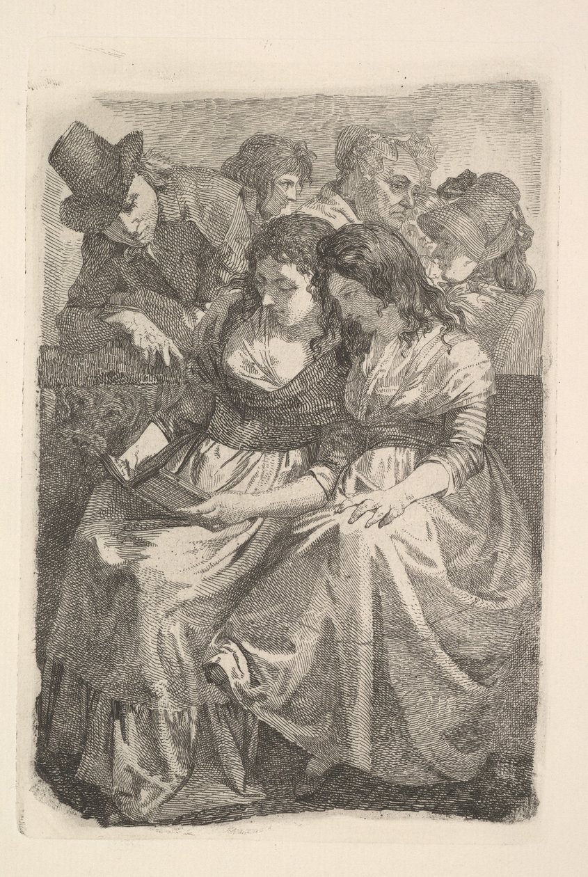 Schadow y su familia, 1925 de Johann Gottfried Schadow