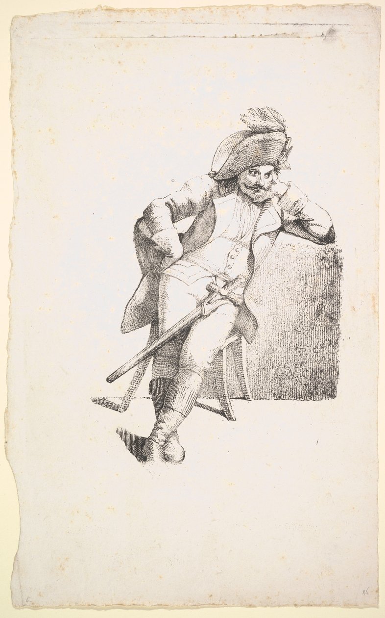 El capitán pensativo de Johann Gottfried Schadow