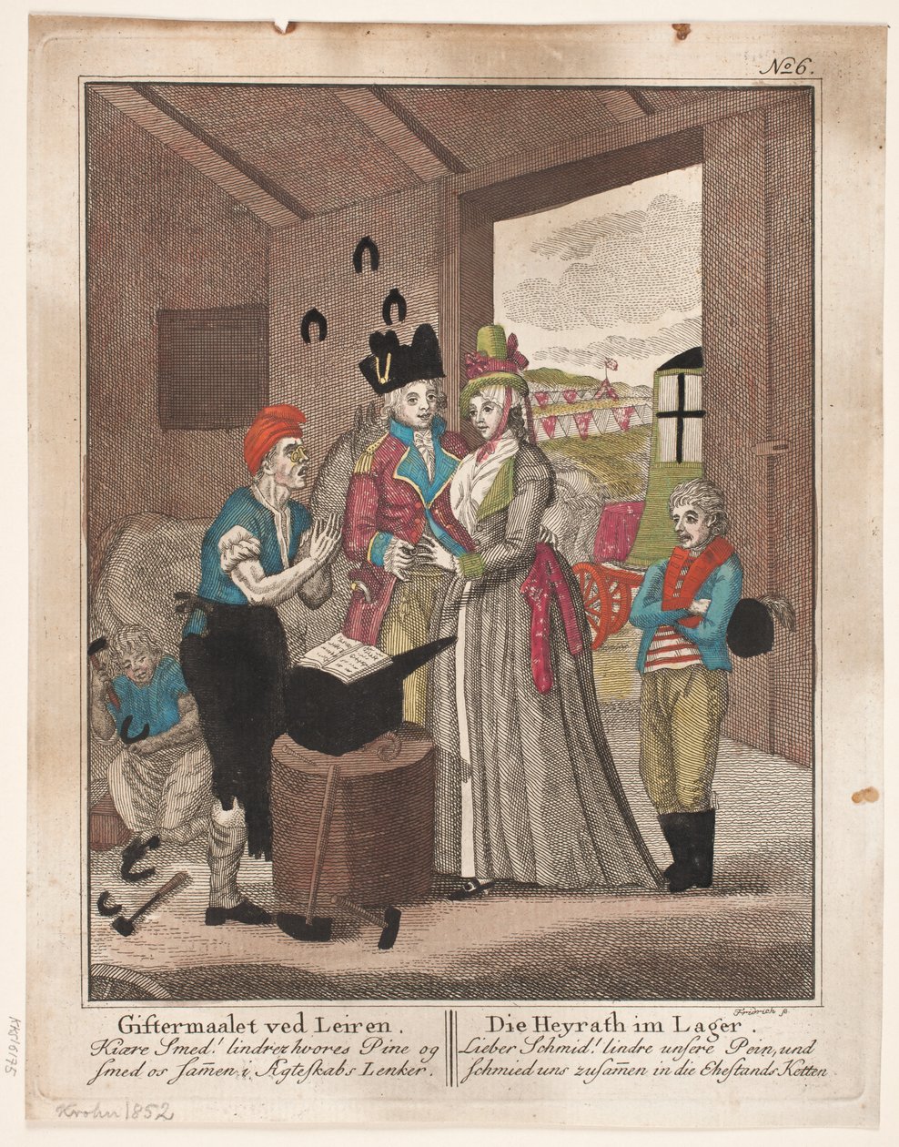 El matrimonio en Leiren de Johann Gottlieb Friedrich