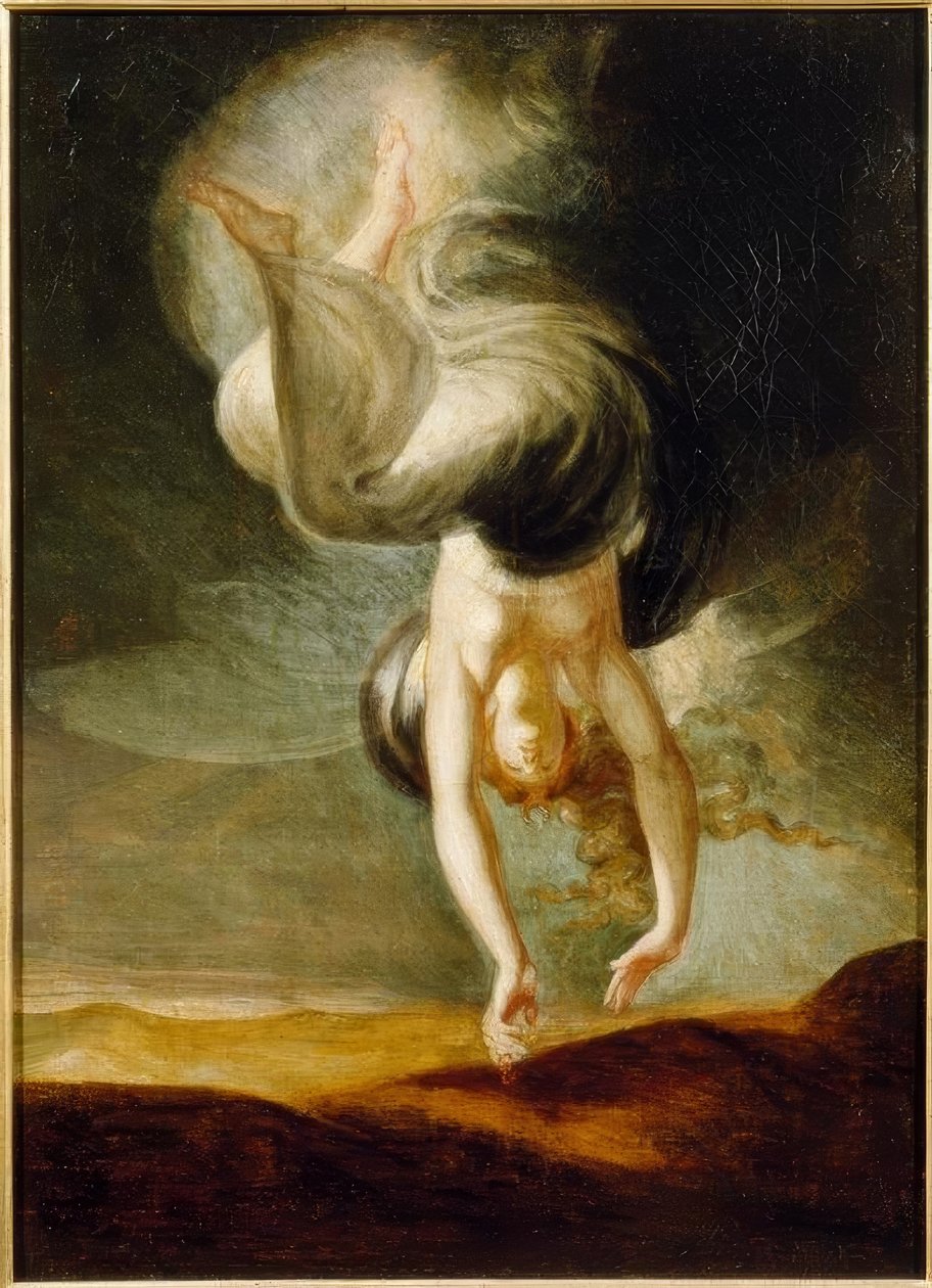 Titania encuentra el anillo mágico en la playa de Johann Heinrich Füssli