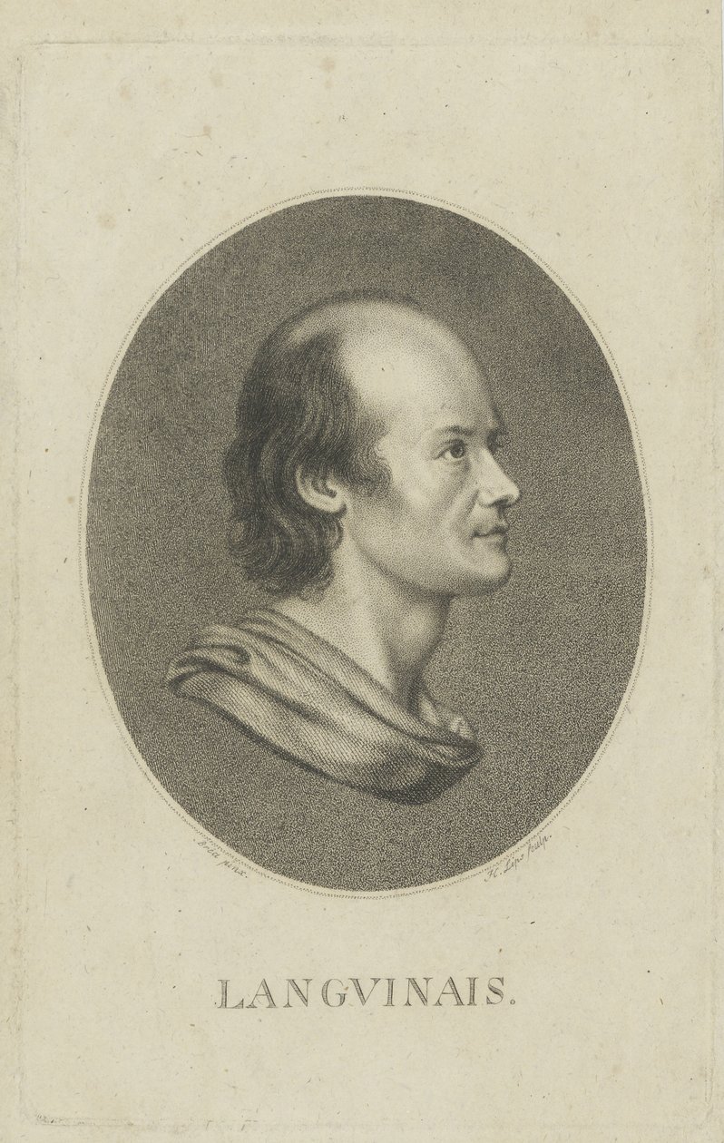 Retrato de Jean-Denis Lanjuinais 1753-1827, c. 1810 de Johann Heinrich Lips
