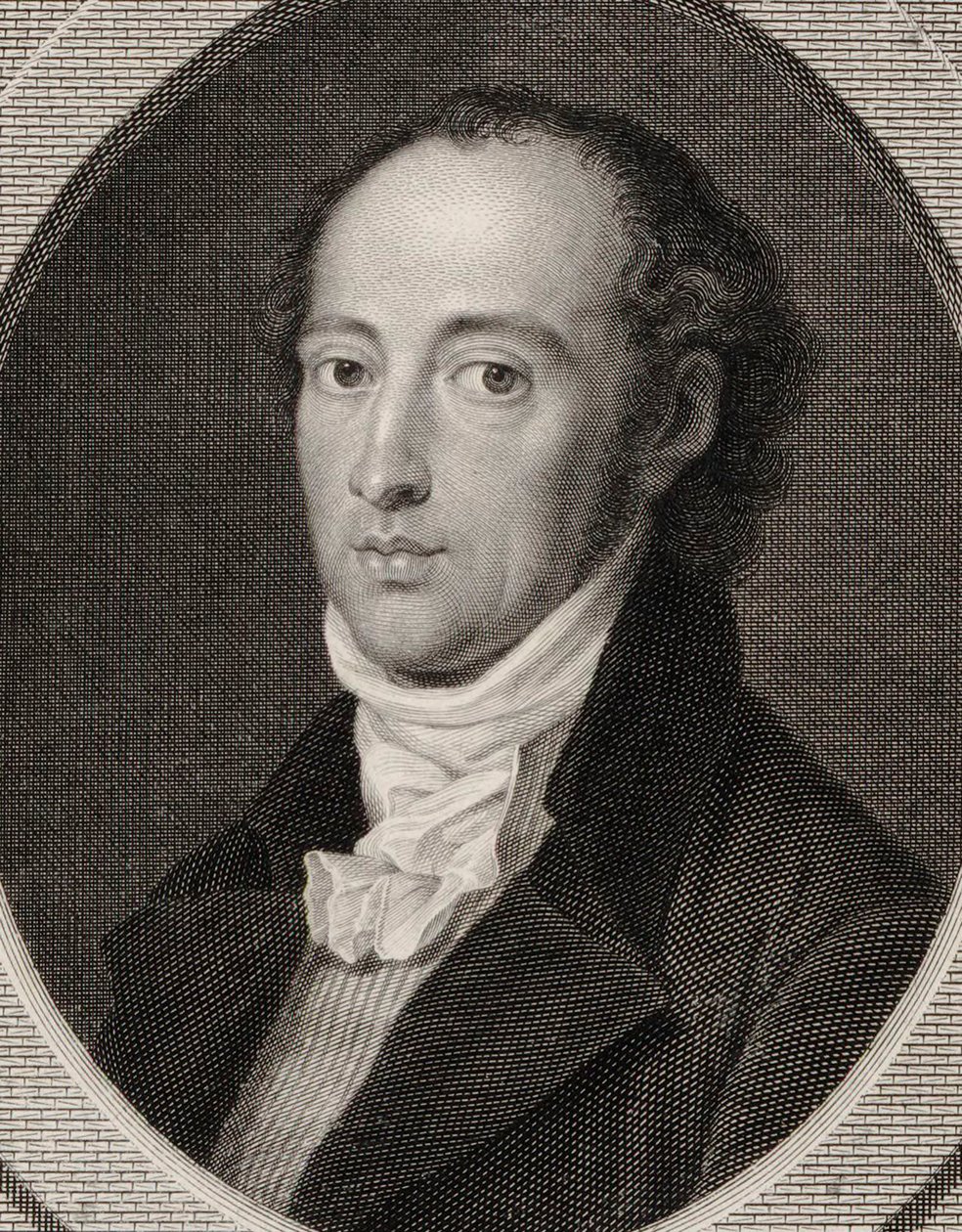 Retrato del compositor Johann Anton André 1775-1842, 1800 de Johann Heinrich Lips