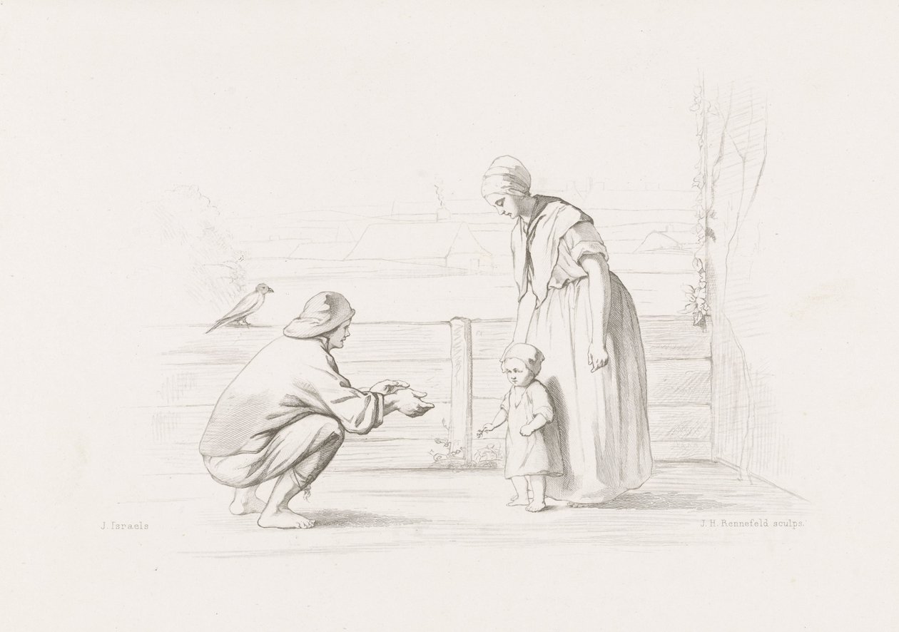 primeros pasos Los hijos del mar (título sobre el objeto) de Johann Heinrich Maria Hubert Rennefeld