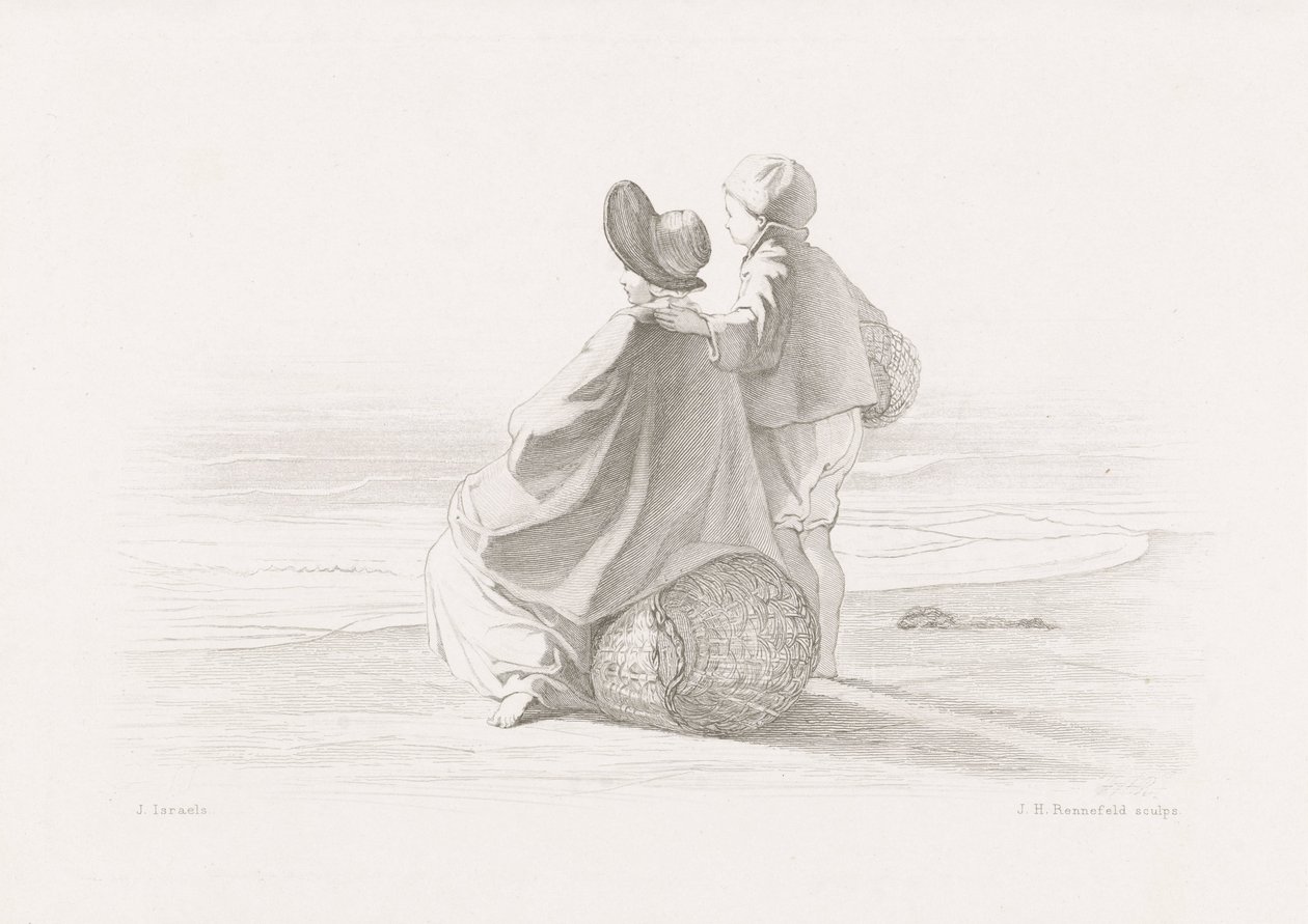 Salida Los niños del mar (título de la serie) de Johann Heinrich Maria Hubert Rennefeld