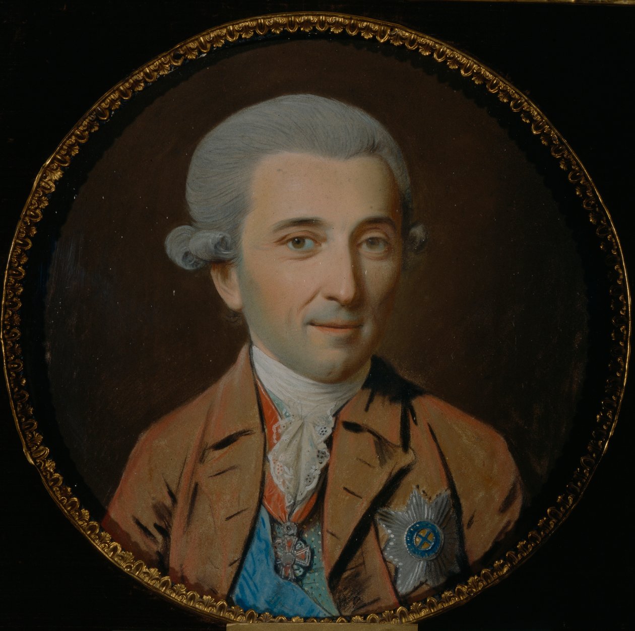 Retrato del príncipe Nikolay Ivanovich Saltykov, 1780s de Johann Heinrich Schmidt