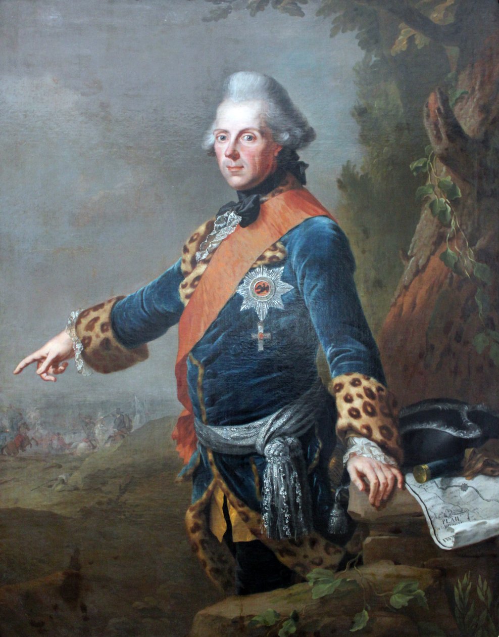 Alemán: Príncipe Enrique de Prusia Príncipe Enrique de Prusia (1726-1802) de Johann Heinrich Tischbein