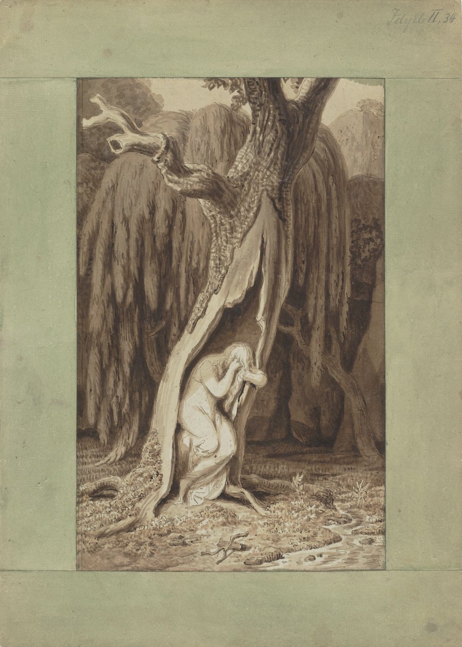 Dríade. Serie Idilios de Johann Heinrich Wilhelm Tischbein